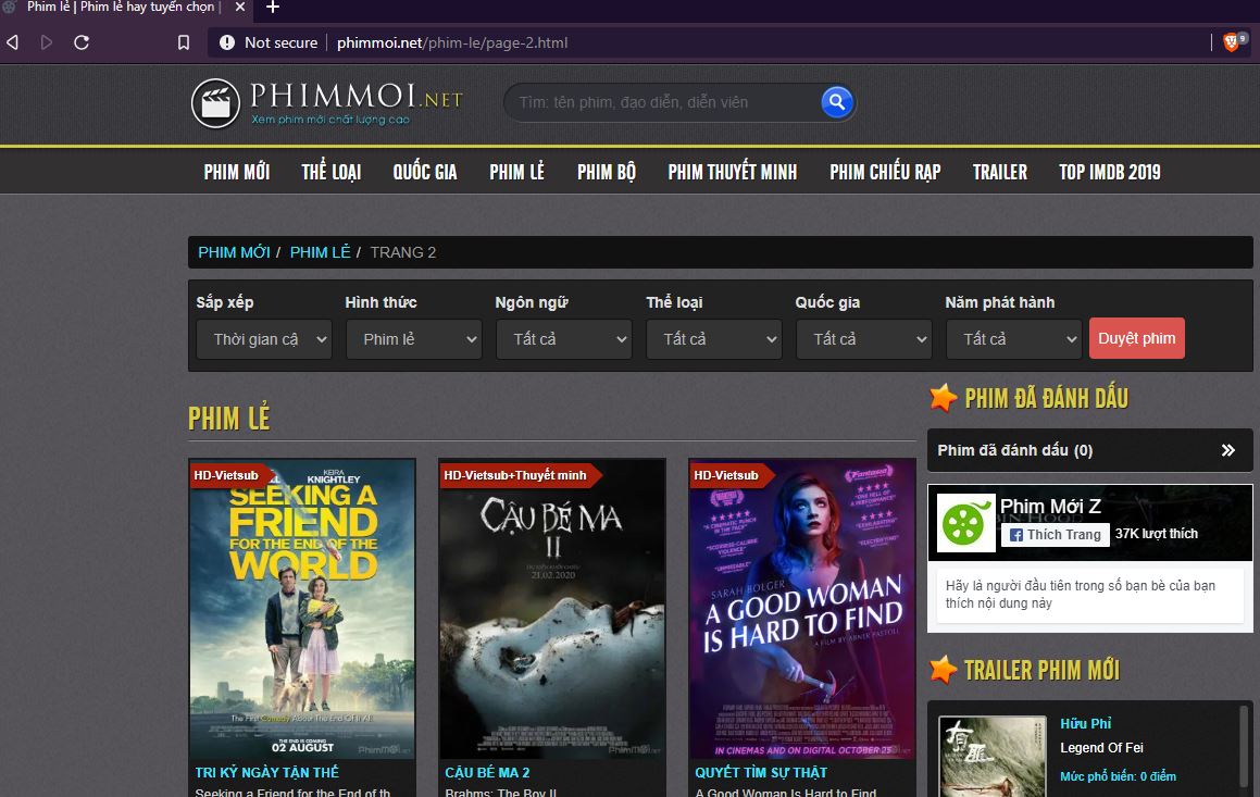 Phimmoi.net bị chặn, các trang web thay thế - Du Lich Sing